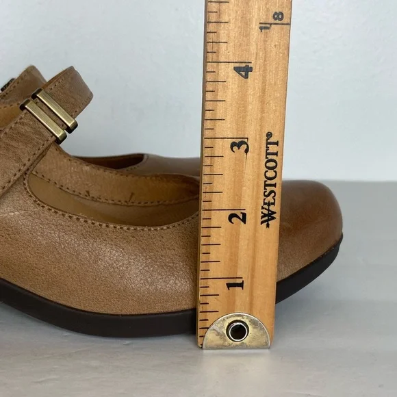 Dansko Callista Women's Shoes Size 39 US 8.5 Tan Mary Jane Pump Adjustable Strap - Picture 7 of 10